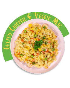 Cheesy Chicken & Veggie Mac 