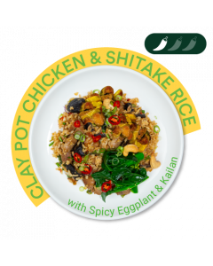 Claypot Chicken and Shiitake Rice