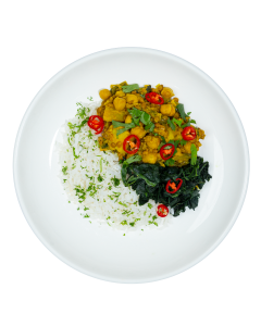 Vegan Coconut Sweet Potato Curry , Chickpeas