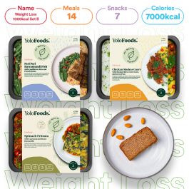 Weight Loss 1000 kcal Set B | 2 Meals + Snack | No Beef