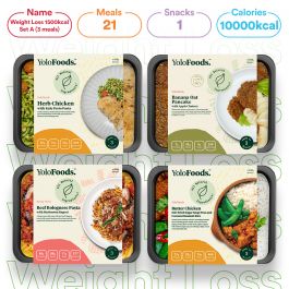 Weight Loss 1500 kcal Set A | 3 Meals